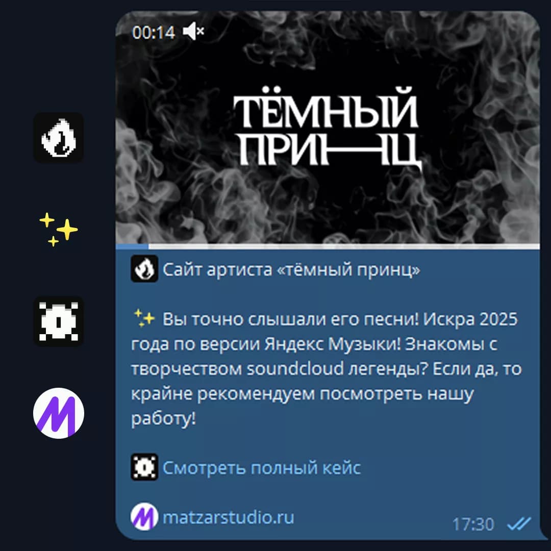 Иконки для Telegram от Matzar studio